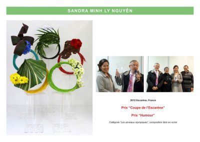 Sandra Minh Ly NGUYÊN - FleursDeStyle - Prix Coupe de l'Escarène